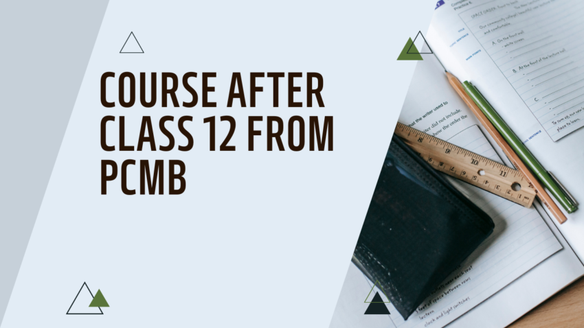 COURSE AFTER CLASS 12 FROM PCMB